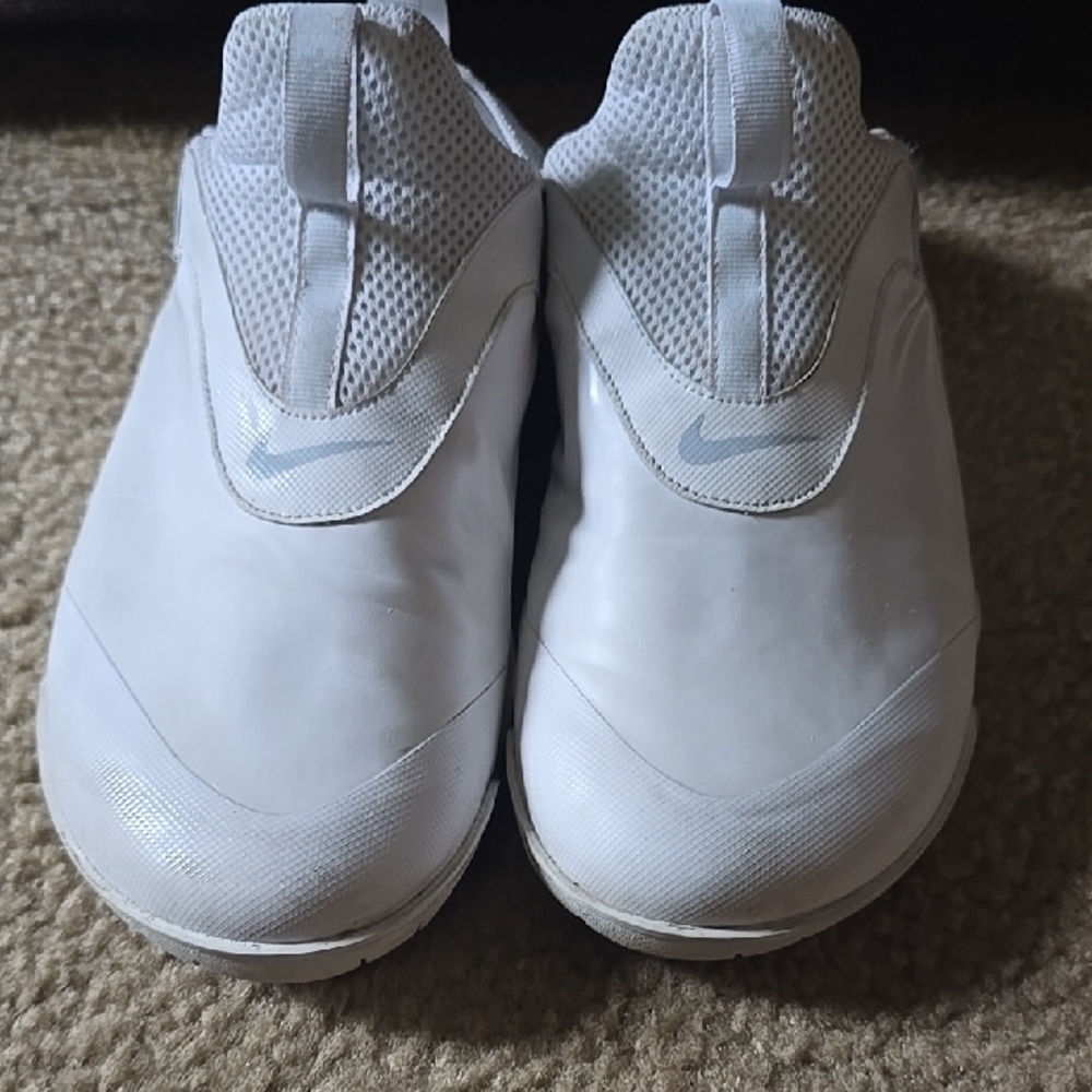 Nike Men's White Slip-On Athletic Sneakers